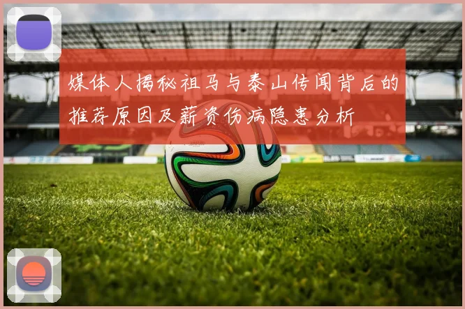 媒体人揭秘祖马与泰山传闻背后的推荐原因及薪资伤病隐患分析